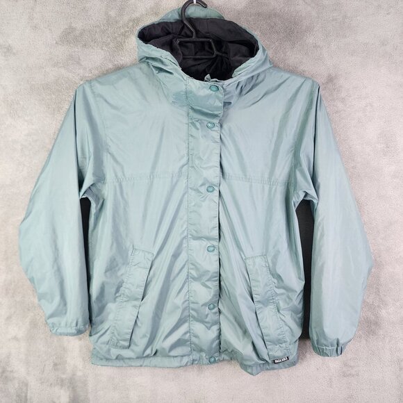 Womens Green Cabelas Hooded Jacket Mesh Lining Full Zip Vented back Size M - Picture 2 of 9